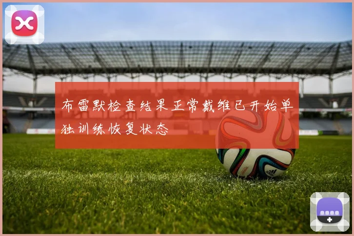 布雷默检查结果正常戴维已开始单独训练恢复状态